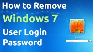 How to Remove Windows 7 User Login Password [upl. by Notsirt113]