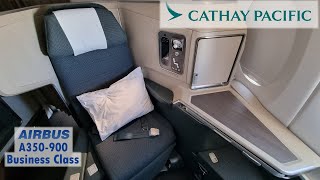 InFlight Experience  Cathay Pacific Airbus A350900 Business Class  Hong Kong to Taipei  4K [upl. by Anaitsirc]