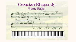 Croatian Rhapsody Piano Sheet Music  Maksim Mrvica [upl. by Notsrik]