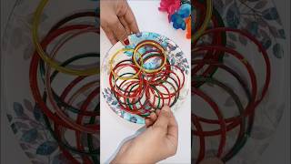 Old Bangles amazing craft ideas shorts [upl. by Yaron]