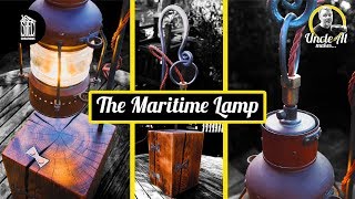 How to make a Lamp  RecycledUpcycled Maritime Lamp Project [upl. by Leinahtam19]