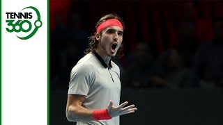 Stefanos Tsitsipas isnt a fan of oncourt coaching and towel racks [upl. by Baudin]