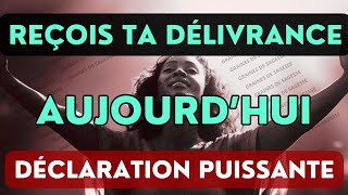 Puissante Prière De Délivrance Et De Combat Pour Briser Les Chaînes De Ta ViePrières [upl. by Ylen]