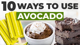 10 Recipes that use Avocado ON THE KETO DIET [upl. by Rennane]