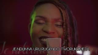 Esther Nish  Tworukomeza visualizer lyrics [upl. by Nynahs]