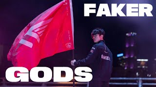 🙏🏻GODS T1 FAKER version 페이커버전  MV  GODS  NewJeans [upl. by Moguel]