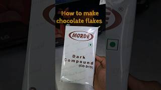 Dark chocolate flakes dark chocolate flakes ytshorts shortfeed [upl. by Nakah]