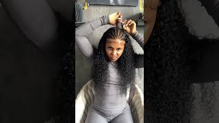 Pre Braided Deepwave Wig wigtutorial wiginstall wiginfluencer prebraidedwig geetawig deepwave [upl. by Heyes]