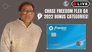 Chase Freedom Flex Q4 2022 Bonus Categories  PBT Live [upl. by Ecienaj]