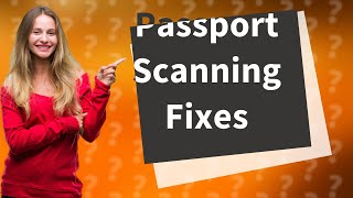 Why does my passport not scan at airport [upl. by Caz]