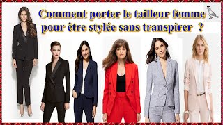 Comment porter le tailleur femme 💎 pour être stylée [upl. by Lemieux]