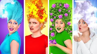 FOUR ELEMENTS IN REAL LIFE  WE ADOPTED MAGICAL ELEMENTS EARTH WATER AIR FIRE SUPERPOWER PRANKS [upl. by Rakso]