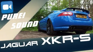 Jaguar XKRS 50 V8 Supercharged PURE Acceleration Sound [upl. by Nimajnab]