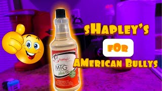 Shapleys works great for bald spots and rashes on American Bullys [upl. by Oilla982]