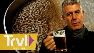 The Secret Behind the Worlds Best Beer  Anthony Bourdain No Reservations  Travel Channel [upl. by Nohtanhoj917]