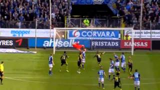 DIF  AIK 169 2012 03 Highlights Sista Råsunda Derbyt [upl. by Danella]