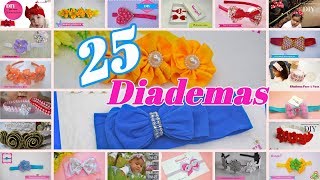 25 Ideas de Diademas para niñas paso a paso 💙 Margari [upl. by Claud]