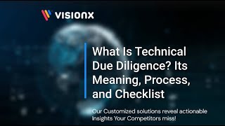 What Is Technical Due Diligence Its Meaning Process and Checklist [upl. by Nader407]