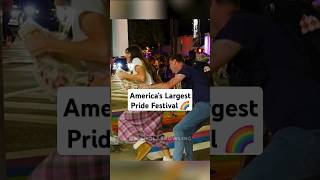 Preaching at Largest Pride Festival in America 🌈 [upl. by Nisaj70]