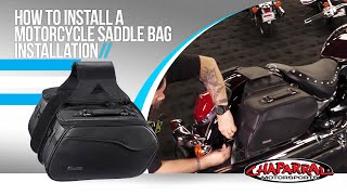 How to Install a Motorcycle Saddlebag Installation Tutorial  ChapMotocom [upl. by Einnig]