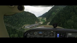 Locher Sarentino Field v11  1st landing attempt  Microsoft Flight Simulator 2020 [upl. by Carissa387]