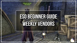 ESO Weekly Vendor Guide [upl. by Nedry]