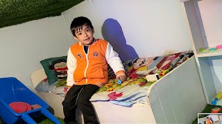 Itna chota bedroom for hriday😍 [upl. by Yslehc]