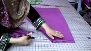 Simple Salwar Cutting [upl. by Eugnimod532]