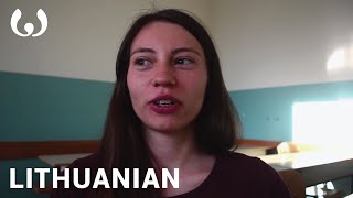 WIKITONGUES Erika speaking Lithuanian [upl. by Ahsert]