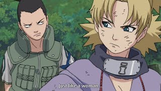 SHIKAMARU NARA RESCUES TEMARI AND TOGETHER BATTLES WITH KUJAKU [upl. by Comstock]