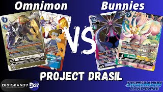 Omnimon VS Cherubimon Alliance  Digimon Card Game  BT17 Secret Crisis [upl. by Aniuqahs]