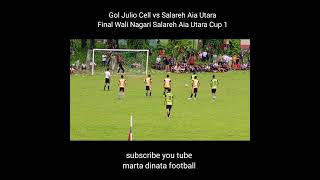 gol 1 Final Wali Nagari Salareh Aia Utara Cup 1 [upl. by Einnok]