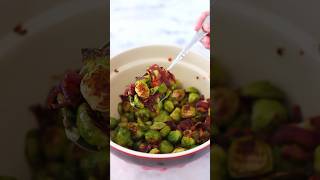 Roasted Brussels Sprouts With Bacon [upl. by Aleetha873]