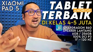 Tablet Android Non4G Terbaik 5 Jutaan Review Xiaomi Pad 5  Indonesia [upl. by Ailil]