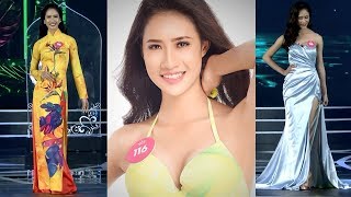 Lê Thị Hà Thu Chiêu  SBD 116  Tổng hợp các phần thi Áo Dài  Bikini  Dạ Hội Hoa Hậu Việt Nam 2018 [upl. by Katerina]