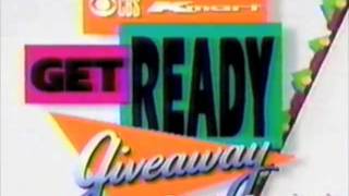 CBSKmart quotGet Ready Giveawayquot commercial  1990 [upl. by Deckert]