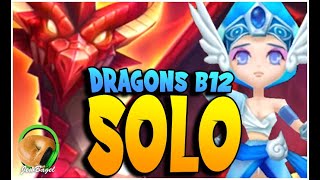 DRAGONS B12 SOLO Summoners War [upl. by Nomahs895]