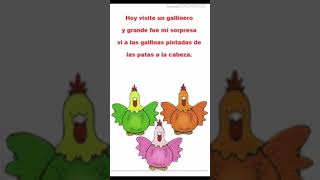 Poesía las gallinas de colores [upl. by Mortie]