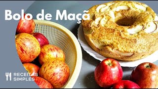 BOLO DE MAÇÃ  Simples e muito fofo [upl. by Balough]