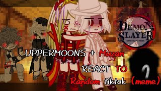 Uppermoons  Muzan react to random tiktok meme Request English  Indo short video [upl. by Skipton]