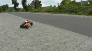 On tarmac and gravel between  Action  RC Adventure HPI Buggy Apache C1  with GoPro Hero 3 [upl. by Danuloff869]