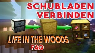 LIFE IN THE WOODS Trim Schubladen verbinden mit Drawer Trims  Minecraft FAQ [upl. by Anaytat990]