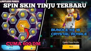 trik spin skin tinju limitless terbarumodal 600 dm pasti dapatFREE FIRE MAX [upl. by Ezitram]