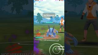 Shadow Cacturne SHREDS Swampert with Sucker Punch 😤👊🏽💥 shorts gobattleleague pokemongo [upl. by Imalda289]