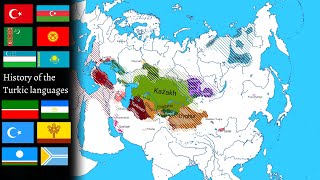 History of the Turkic languages Timeline [upl. by Nyladnewg]