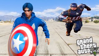 ကျနော် Captain Americaရဲ့ ဒိုင်းကာ ကိုခိုးခဲ့တယ် GTA 5 Myanmar  GTA 5 Mods [upl. by Shaughnessy]