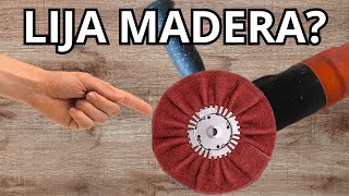 SE PUEDE LIJAR MADERA CON LA AMOLADORA [upl. by Nevanod]