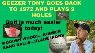 What can I score with wooden woods old blade irons and 1970s wound golf balls [upl. by Alberta]