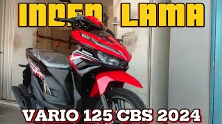 VARIO 125 CBS 2024🔥 WARNA BARU PALING BANYAK DI BURU🔥STOKNYA READY [upl. by Coriss]