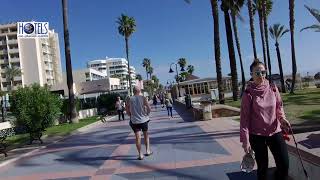 MY FAVOURITE La Carihuela Torremolinos beach promenade walk 4K March 2024 [upl. by Juan656]